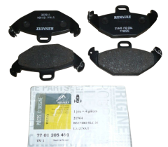 Brzdové doštičky Zadný Originál Renault Laguna I 7701205491 Brzdové doštičky Zadný Originál Renault Laguna I 7701205491