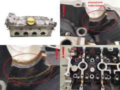 Hlava valcov 1640 7701475605 2.0 16v Turbo Renault 8200295888 S6