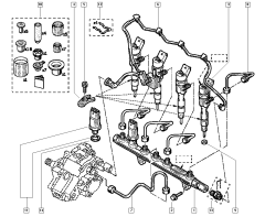 Skrutky Držiaka Vstrekovača Originál Renault Nissan 1.9 dCI 8200640863