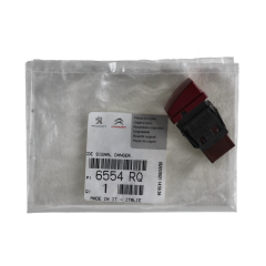 Spínač Výstražných Svetiel Originál Peugeot 6554RQ 6554.RQ