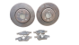 Brzdové kotúče Klocki Predný 280mm 402068053R 410A12582R Dacia Lodgy Renault