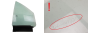 Sklo dverí Predný Pravý 7701470199 7700848397 Renault Megane Cabriolet