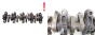 Tlačné tyče ventilov 7700588717 7946006314 7701464059 Renault 66