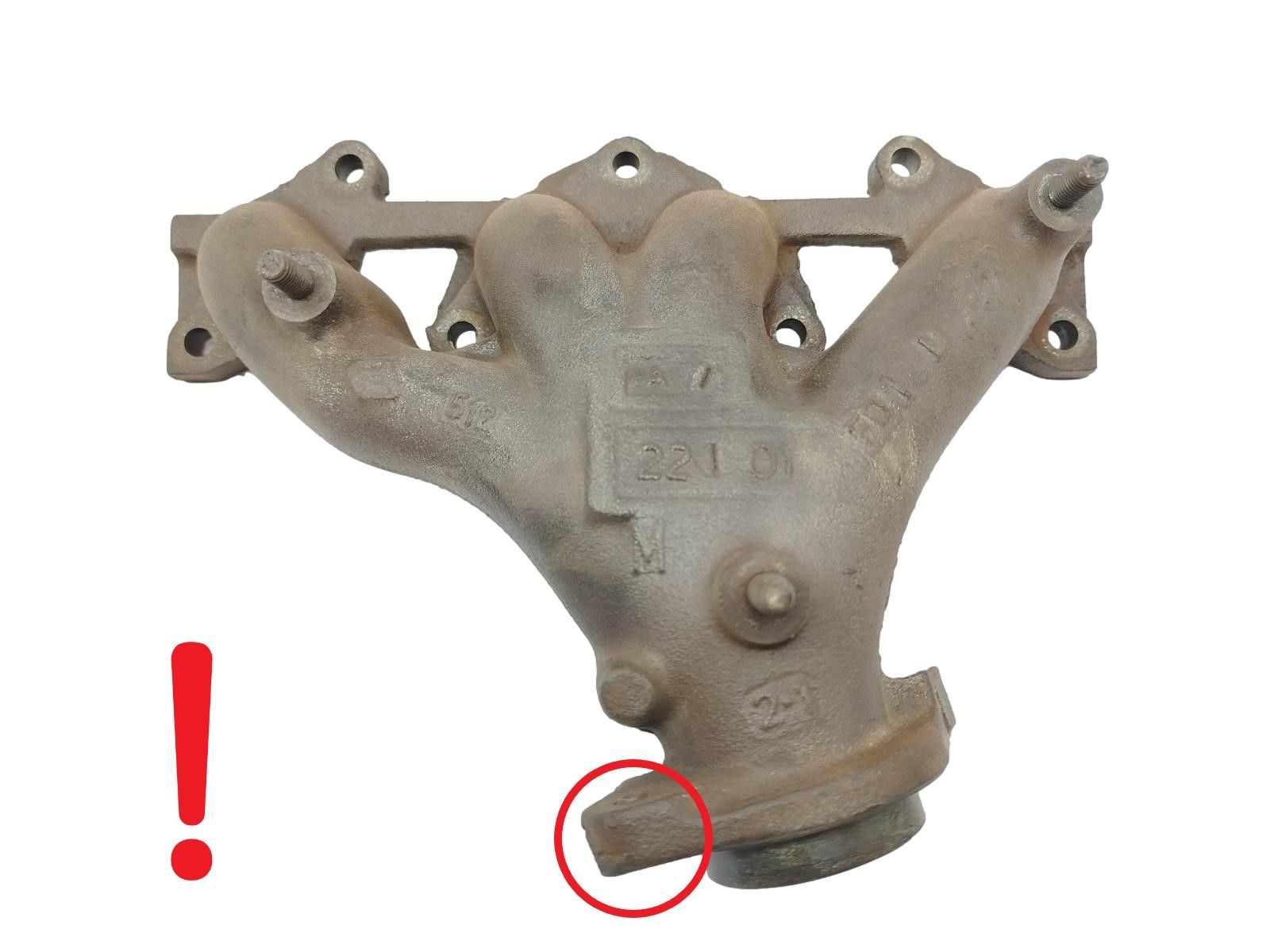Výfukové potrubie 8200725575 8200191350 6001548025 1.4 1.6 Dacia Renault main product photo
