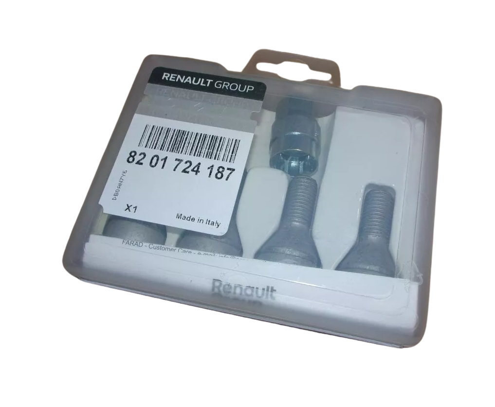 Skrutka kolesa Komplet Nový Originál 8201724187 Renault main product photo