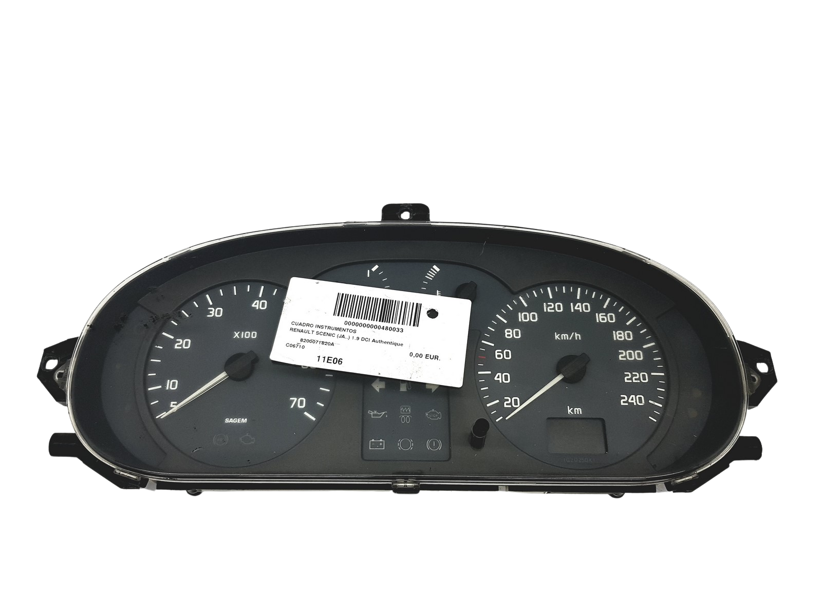 Tachometer Renault Megane 1 8200071820 A 57583 main product photo