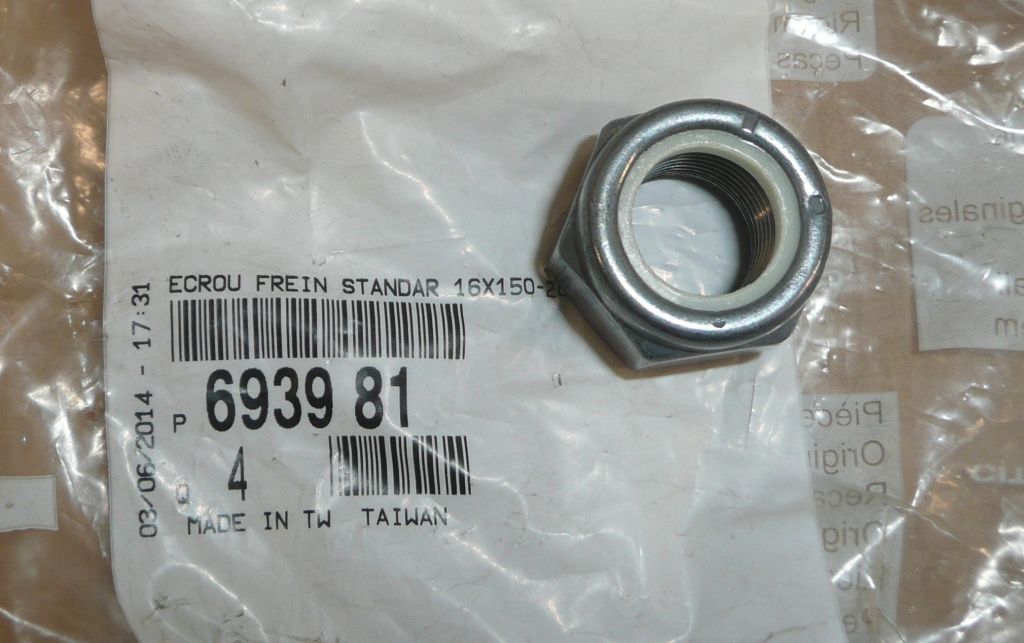 Matica Śruby Amortyzatora Nový Originál 6939.81 693981 Citroen Peugeot main product photo