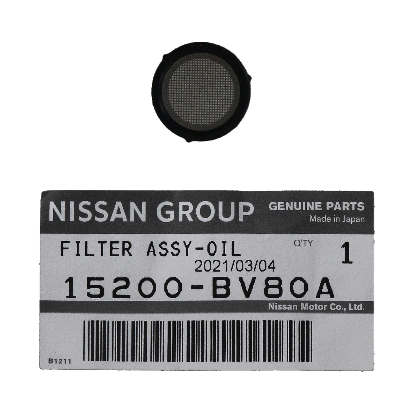 Olejový Filter Nový Originál 15200BV80A Renault main product photo