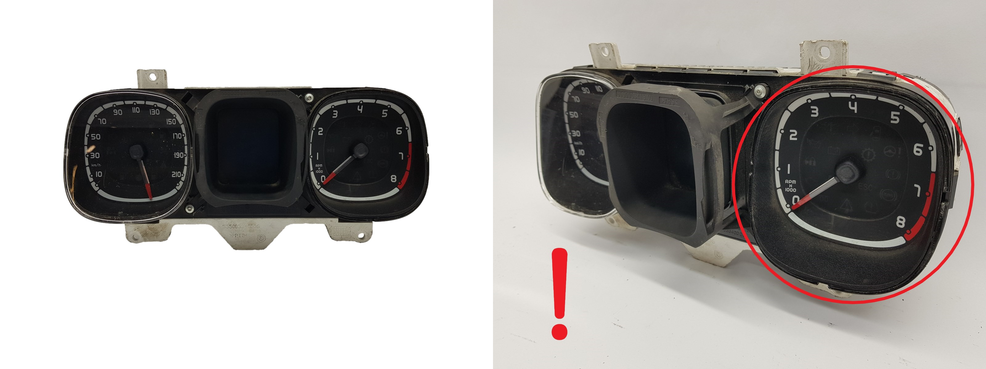 Tachometer Fiat Panda 0887766550 1836 main product photo