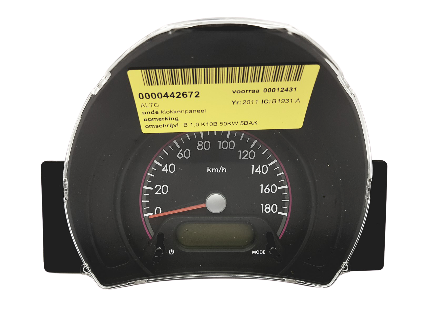 Tachometer Suzuki Alto Nissan Pixo 34100M68K81 31230 main product photo