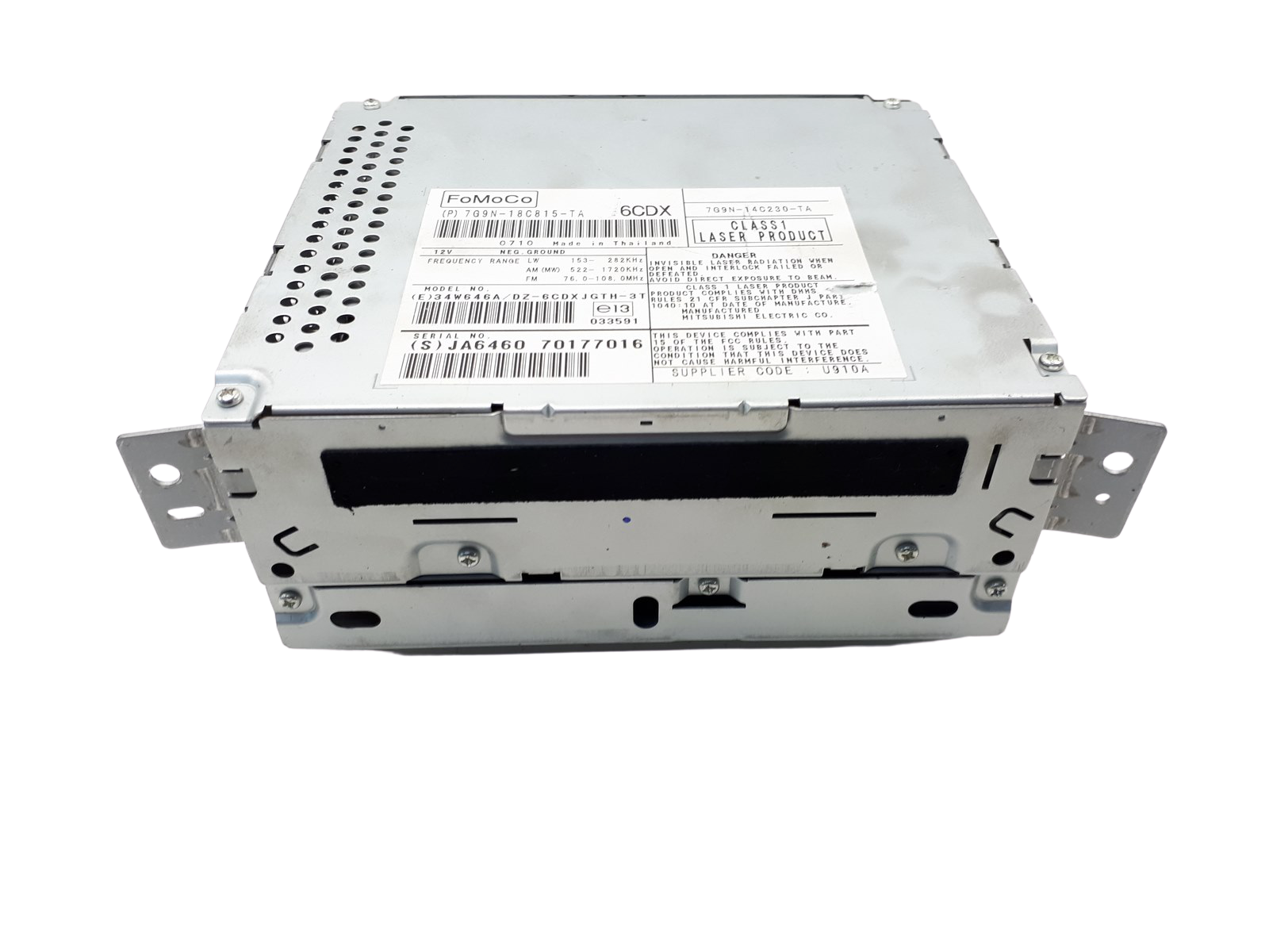 Rádio prehrávač CD Jaguar CD 7G9N-18C815-TA 7G9N-14C230-TA main product photo