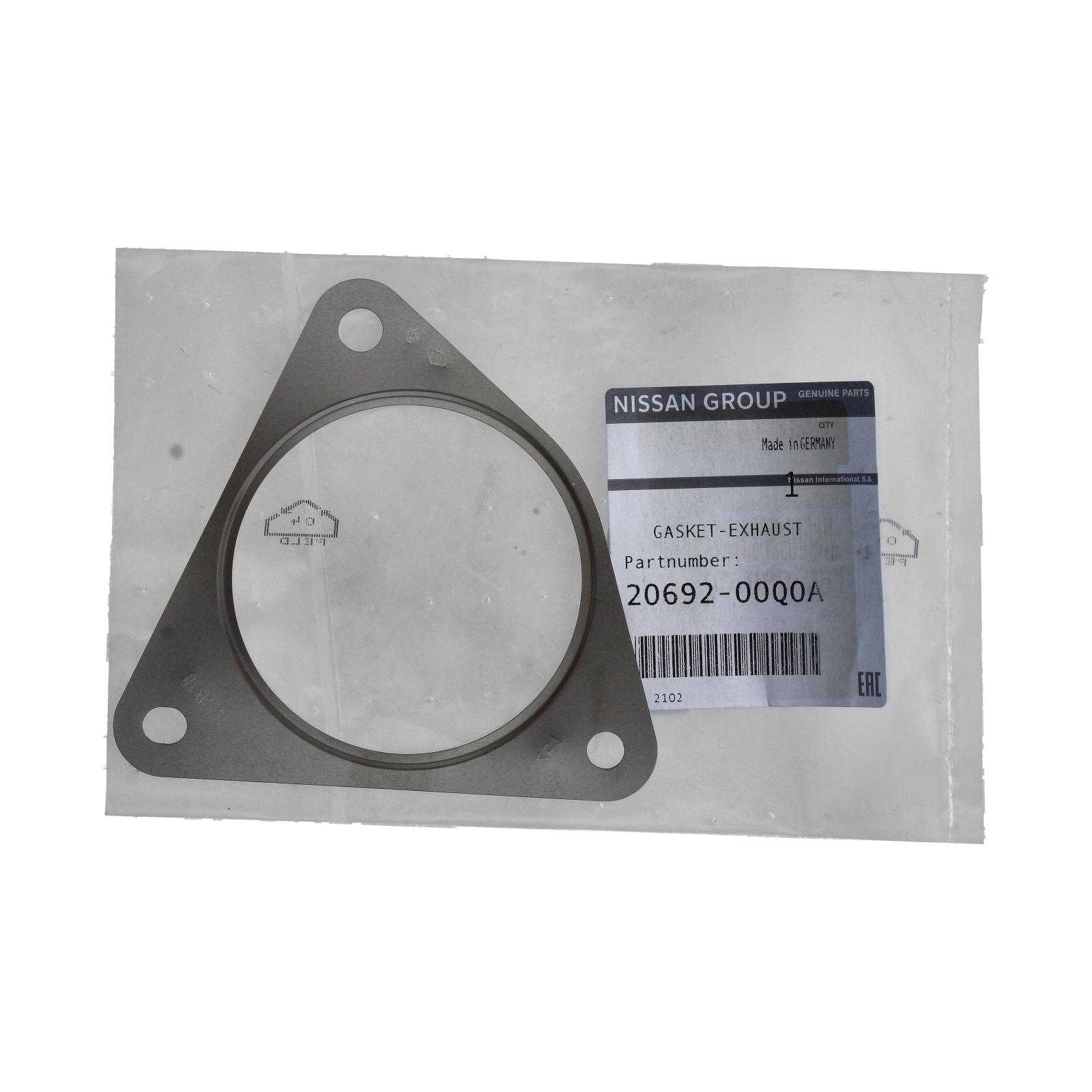 Tesnenie, tesnenie Originál Renault 2069200Q0A 8200030251 Nissan main product photo
