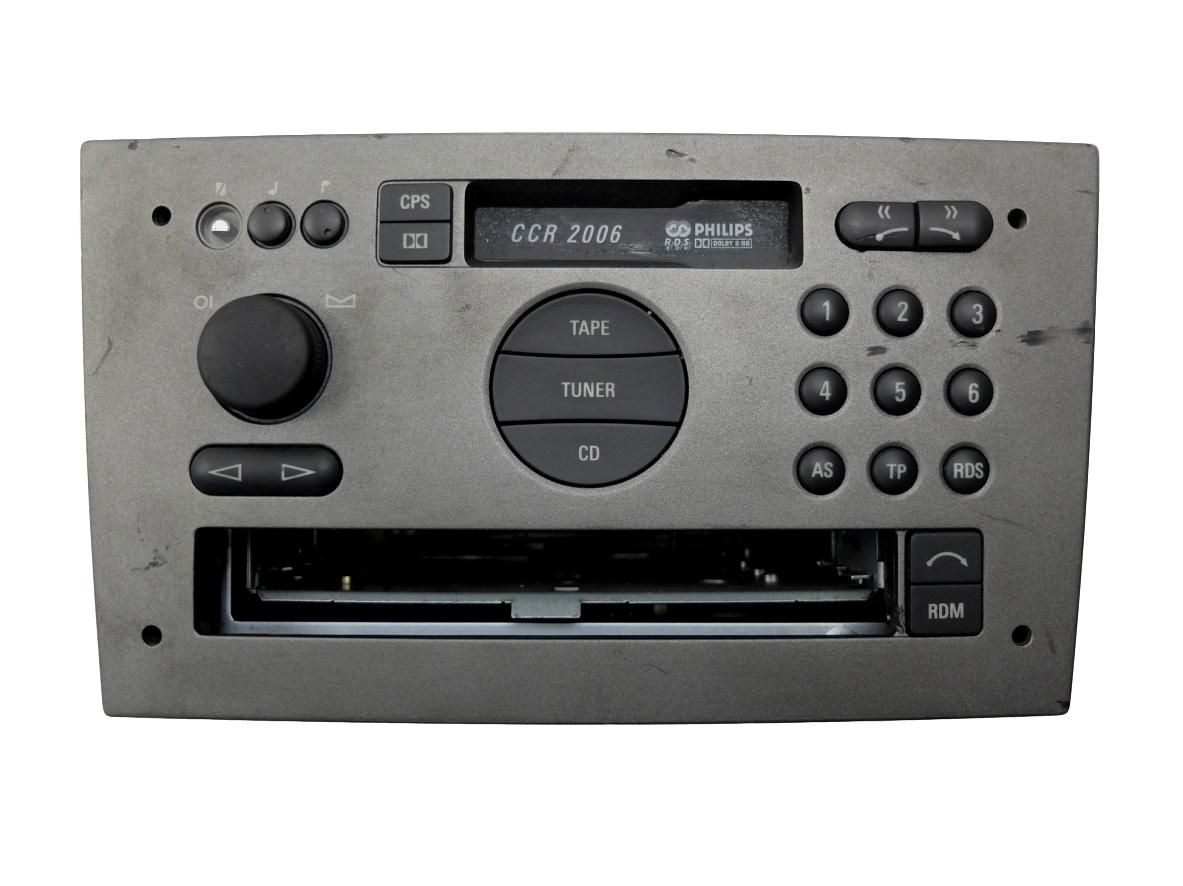 Rádio Kazetový Prehrávač CD Opel CCR2006 24441227 Philips 1136 main product photo