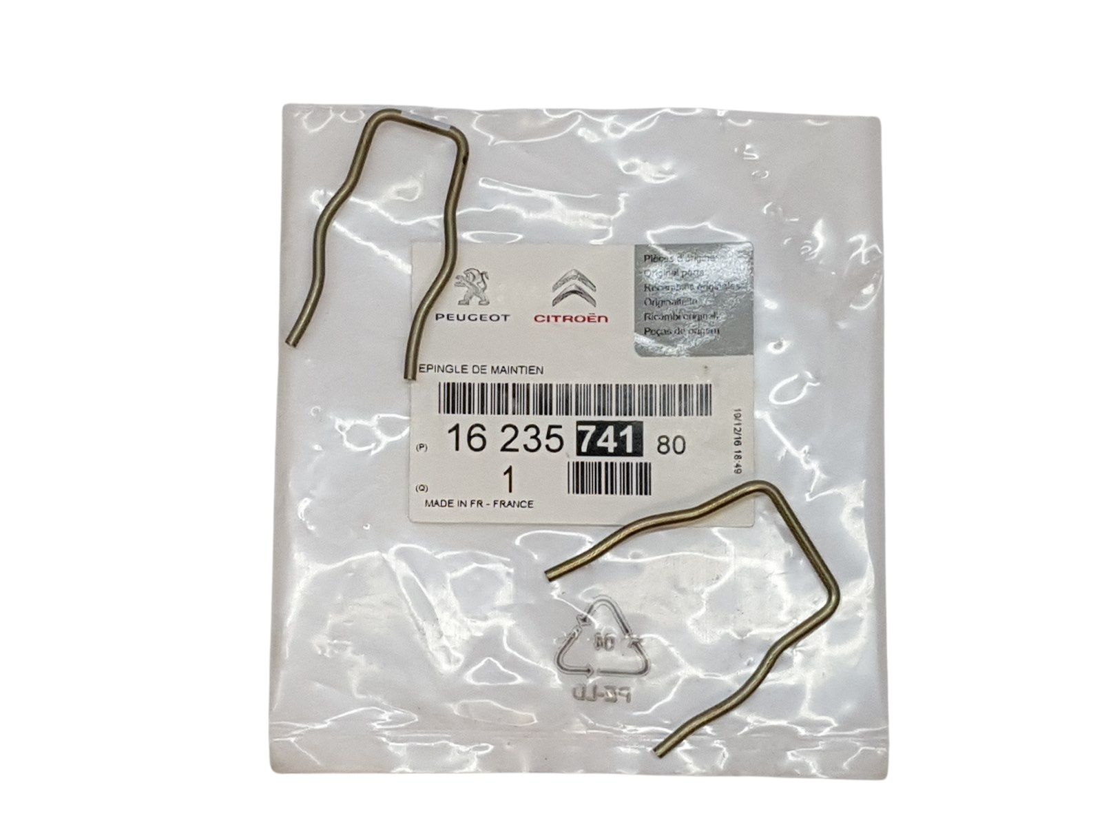 Upevňovacia Spona Citroen Peugeot 1623574180 Originál main product photo