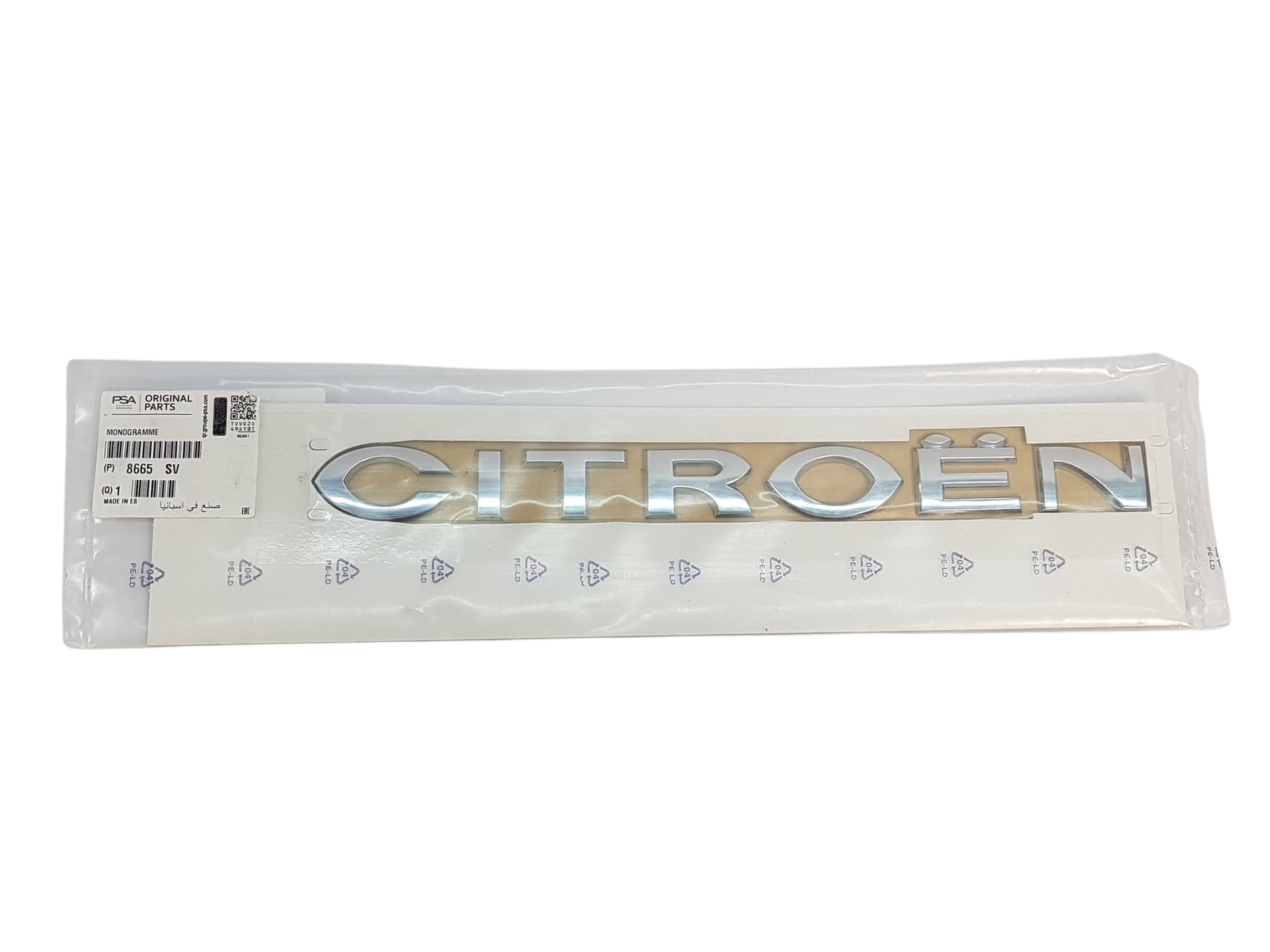 Emblém Citroen Jumpy 3 8665SV 8665.SV Nový Originál main product photo