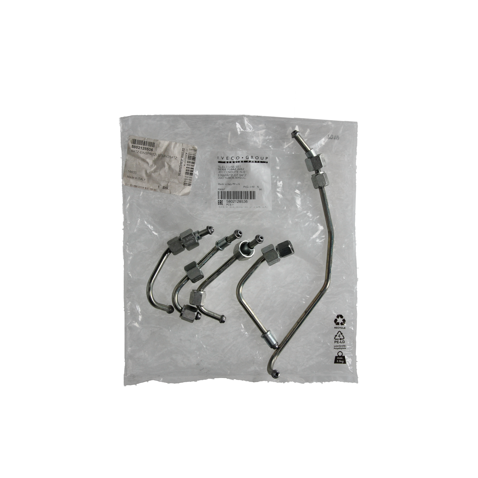 Palivová hadica Originál 5802128536 Fiat Iveco main product photo