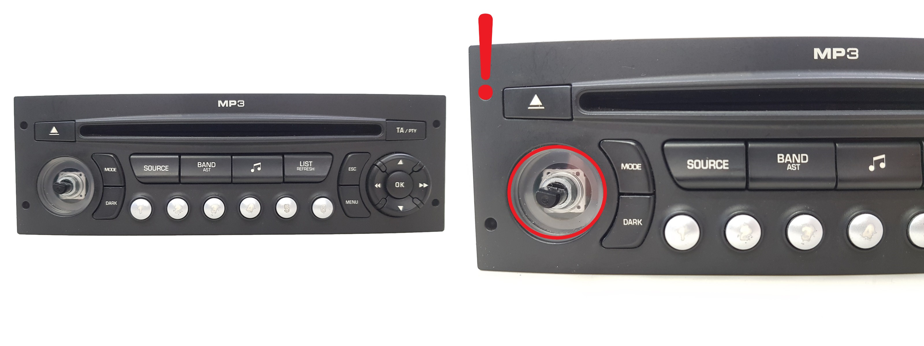 Rádio Cd Mp3 Prehrávač Citroen Peugeot 96633422XT A2C53119559 main product photo