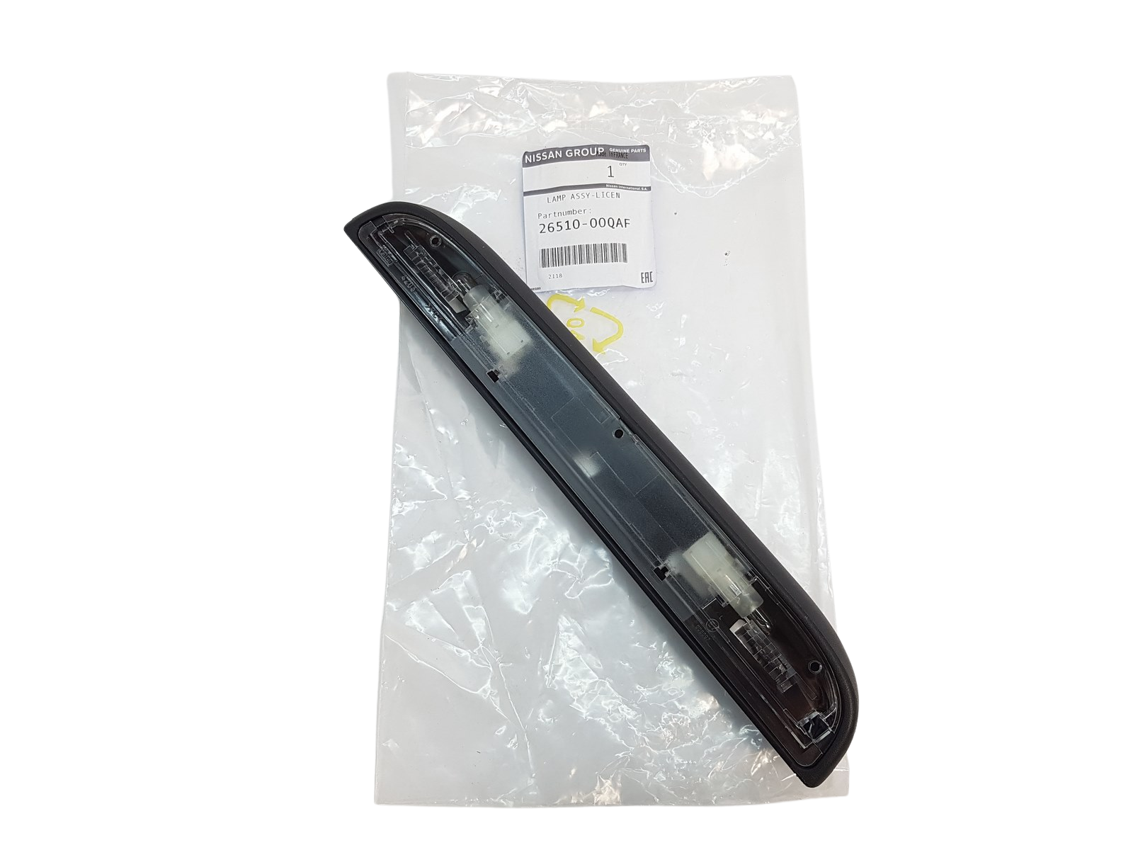 Osvetlenie ŠPZ Renault Kangoo 2651000QAF Originál main product photo