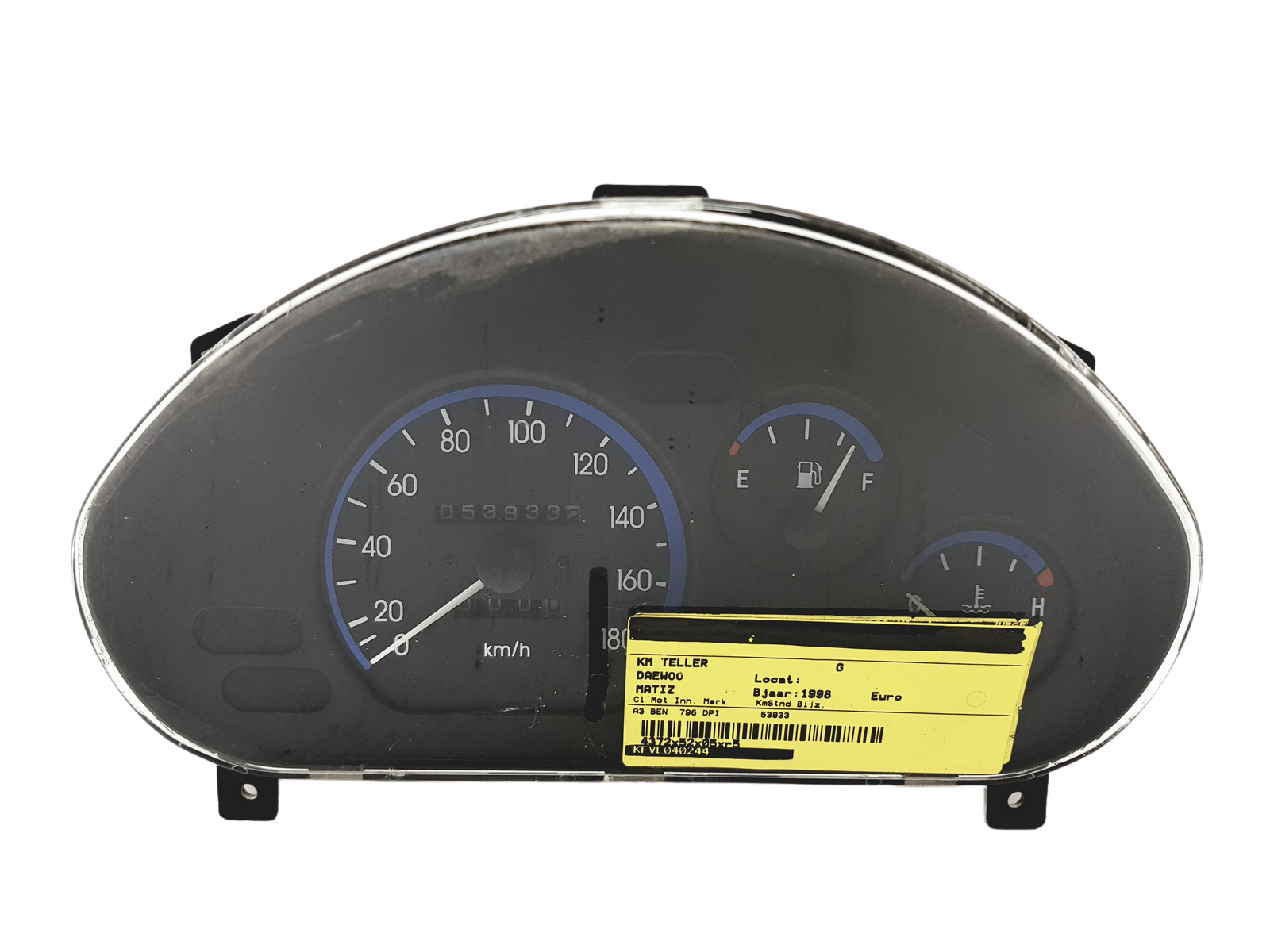 Tachometer Daewoo Matiz 96380536 30534 main product photo