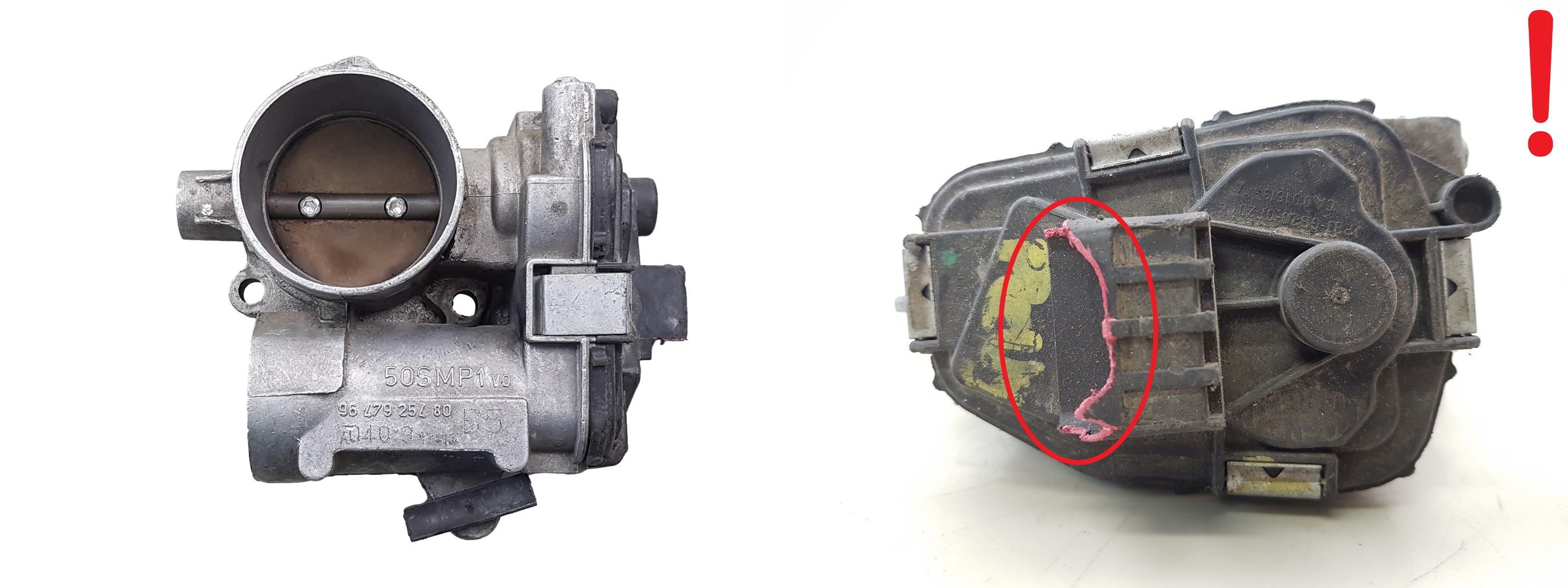 Ventil teleskopu škrtiacej klapky Citroen Peugeot 9647925480 50SMP1 1635W2 3145 main product photo