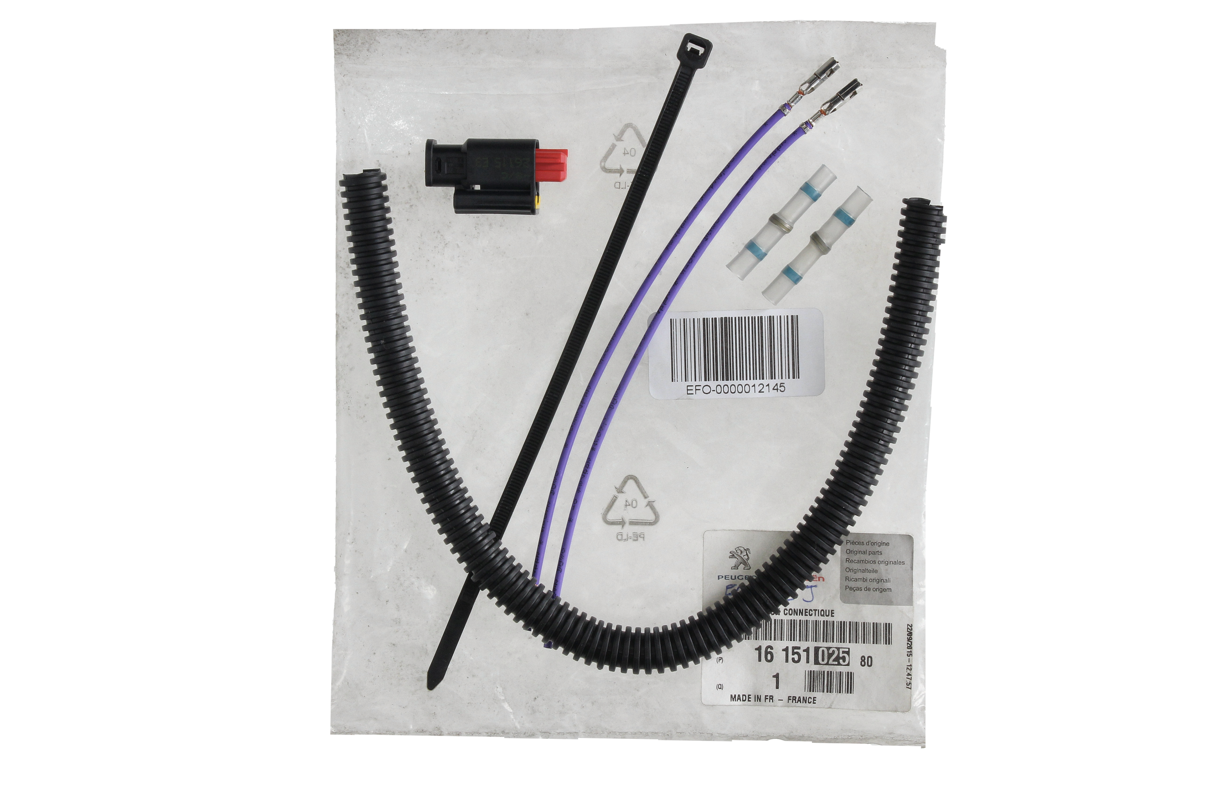 Elektrická kabeláž Nový Originál Citroen Peugeot C4 C5 307 2.0 HDI 1615102580 main product photo