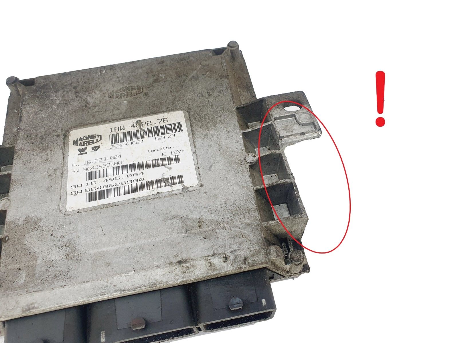 Riadiaca Jednotka PSA 9645989480 9648620880 IAW48P2.76 Magneti Marelli 43162 main product photo