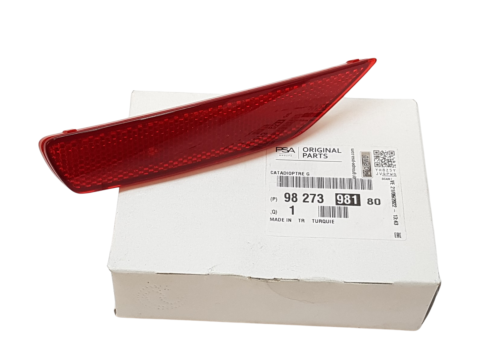 Odrazové Svetlo Peugeot 9827398180 Originál main product photo