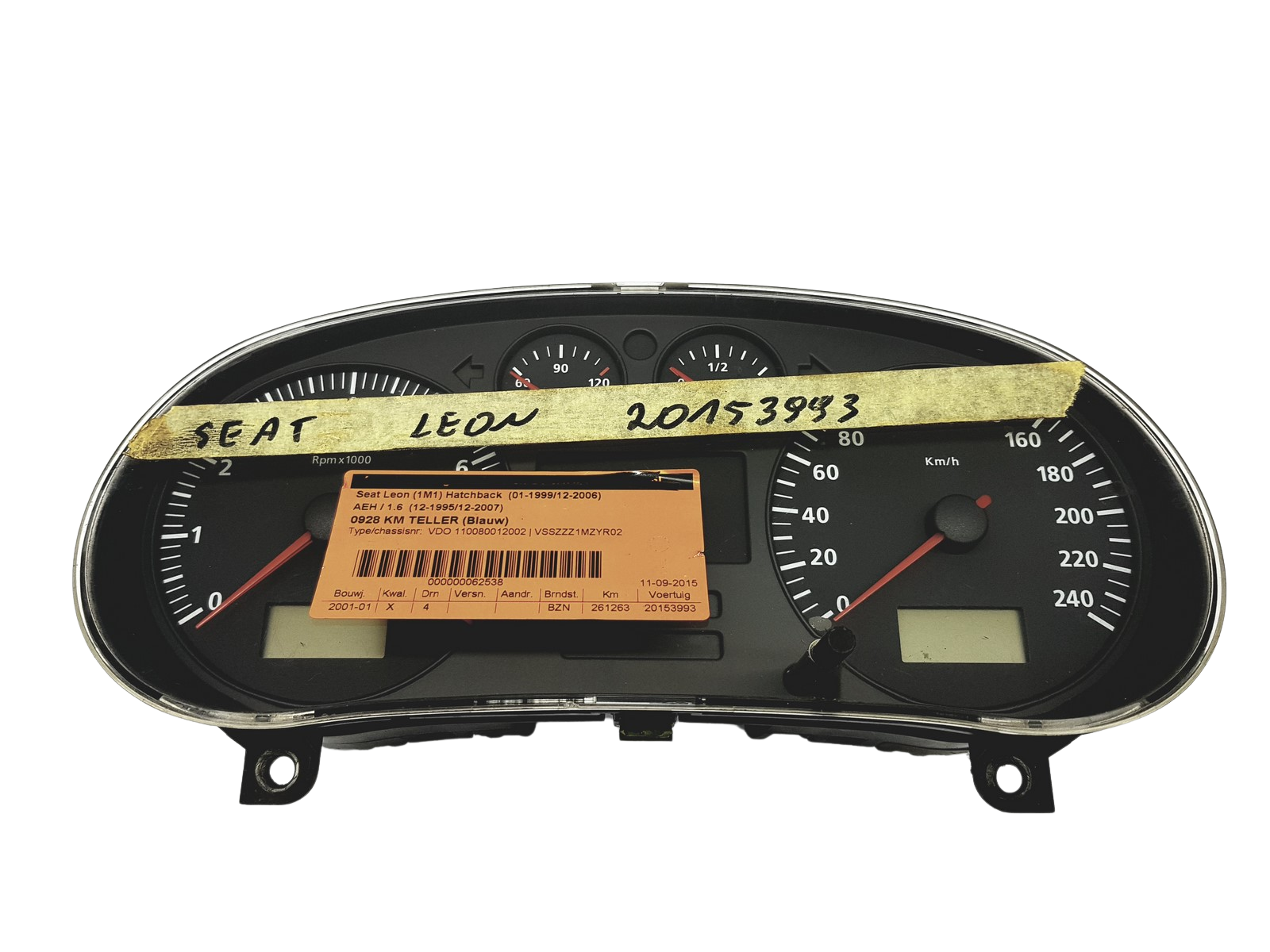 Tachometer Seat Toledo W01M0920800A 110080012002 53502 main product photo