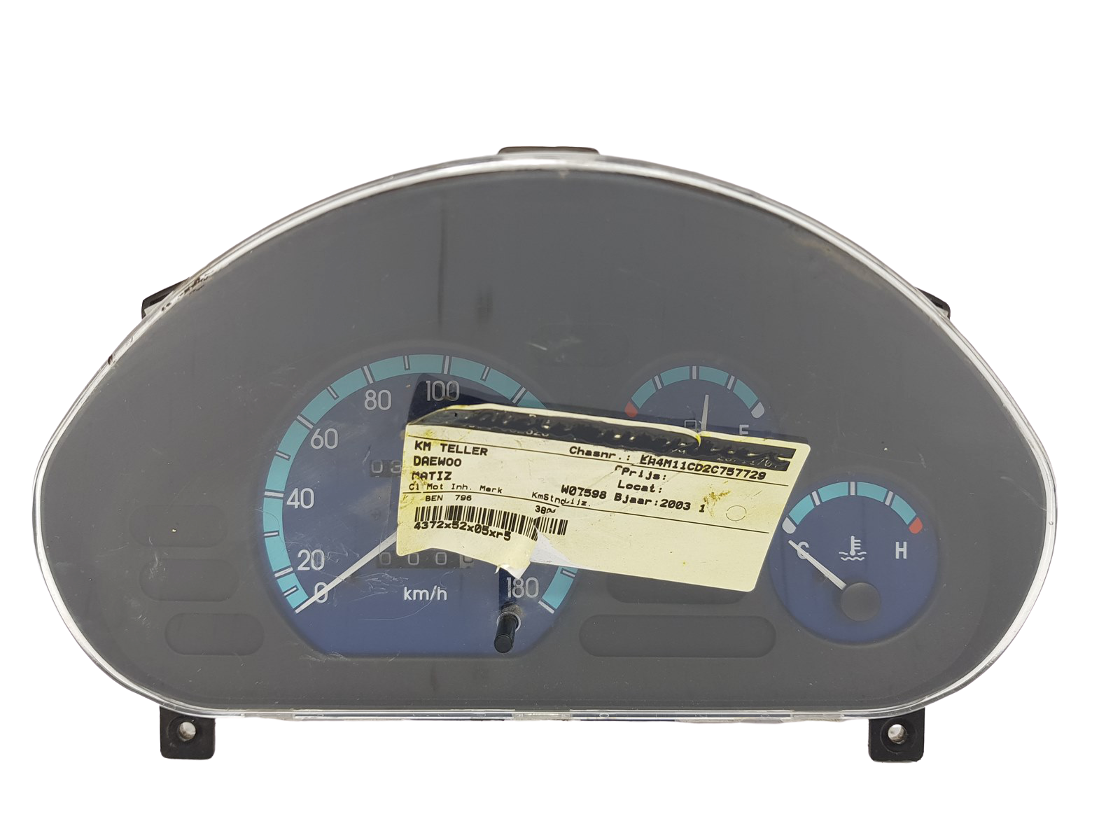 Tachometer Daewoo Matiz 96566387 25745 main product photo