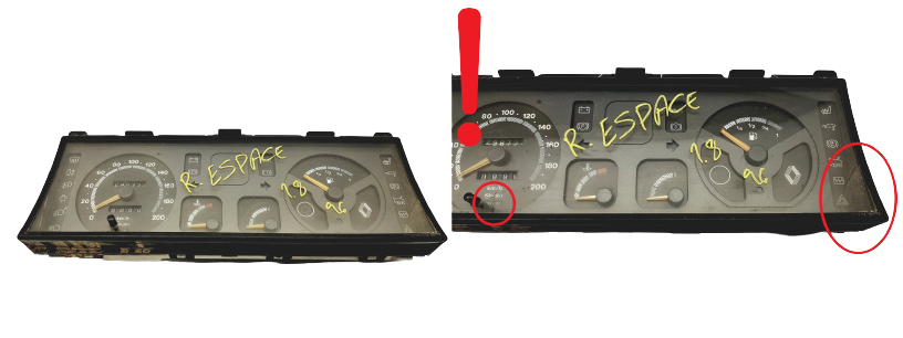Tachometer Renault Espace 2 6025104545 50828 main product photo