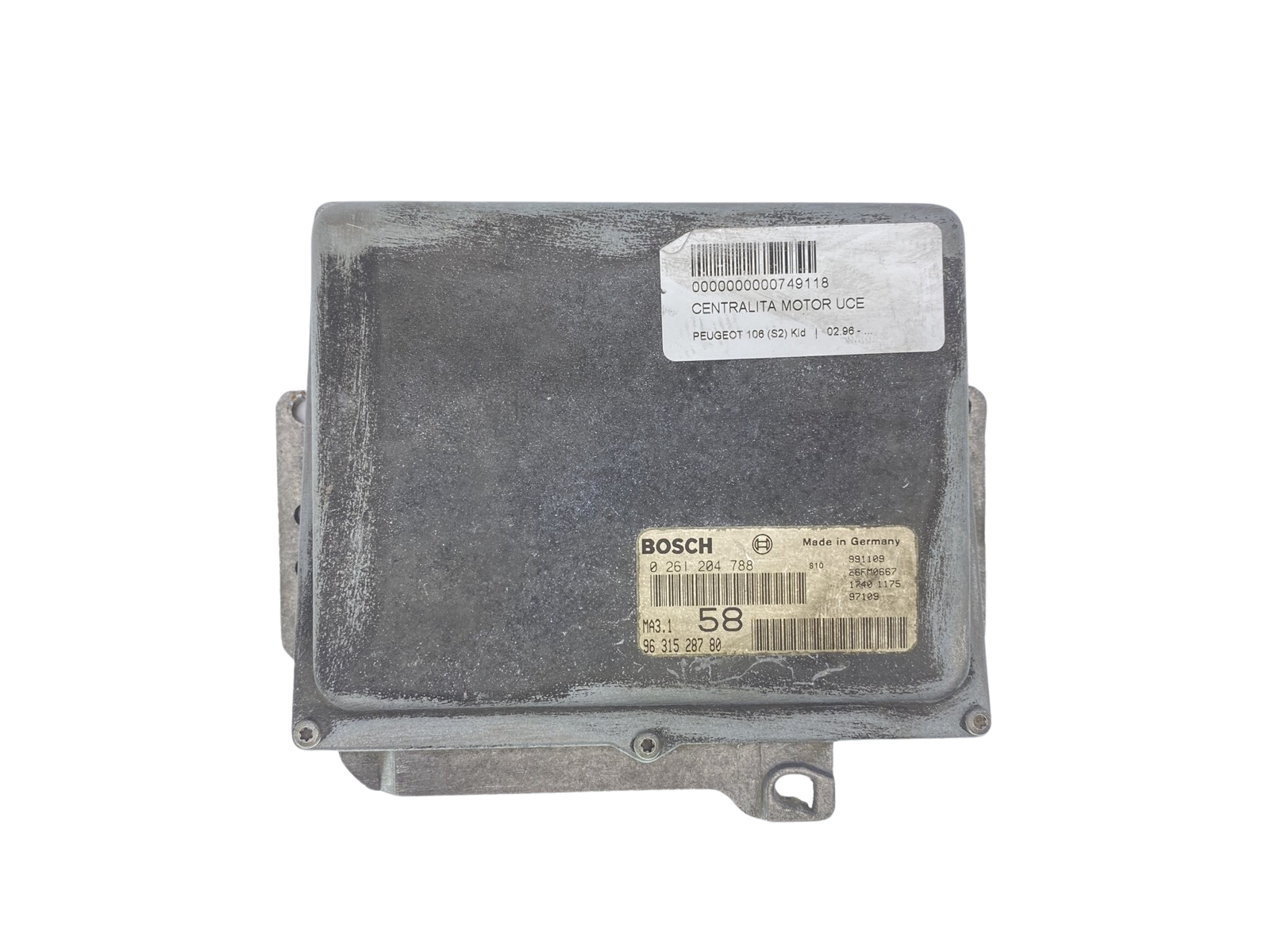 Riadiaca Jednotka 0261204788 9631528780 PSA Bosch 63542 main product photo