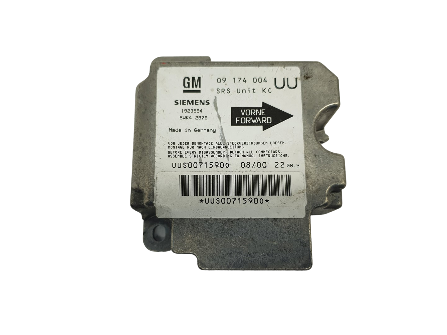 Modul riadiacej jednotky 09174004 UU 5WK42876 1923594 GM Siemens main product photo