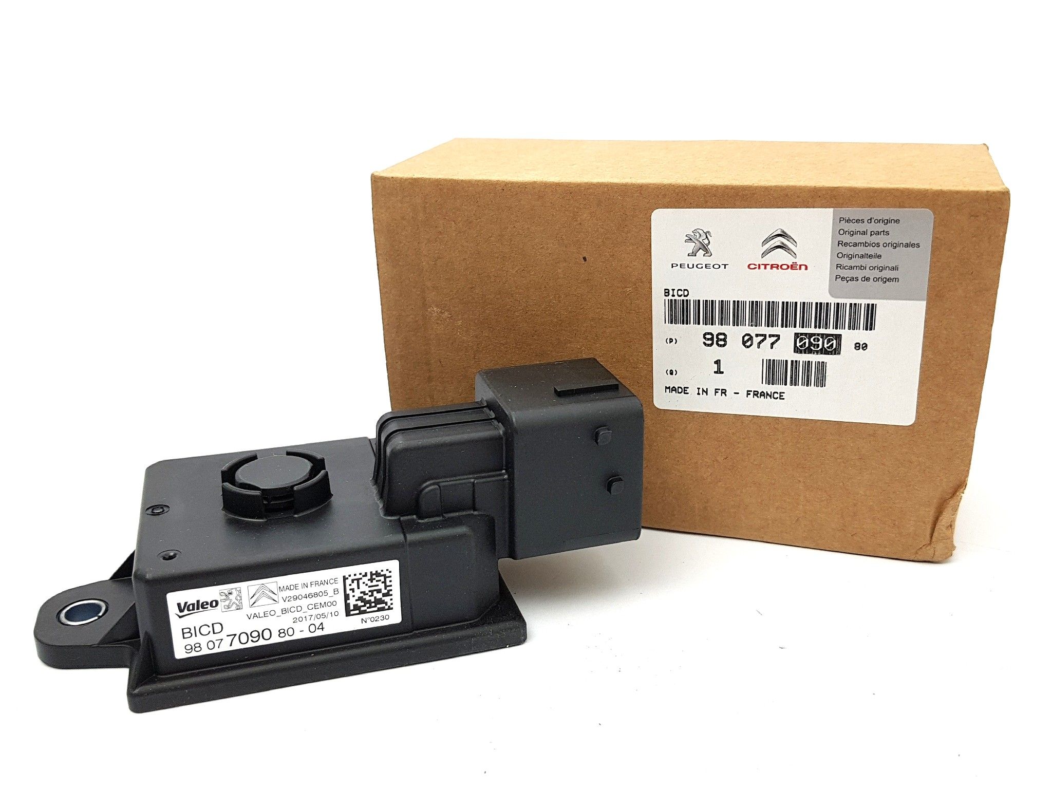 Spínač Start Stop Originál Citroen Peugeot C3 C4 208 308 508 9807709080 main product photo
