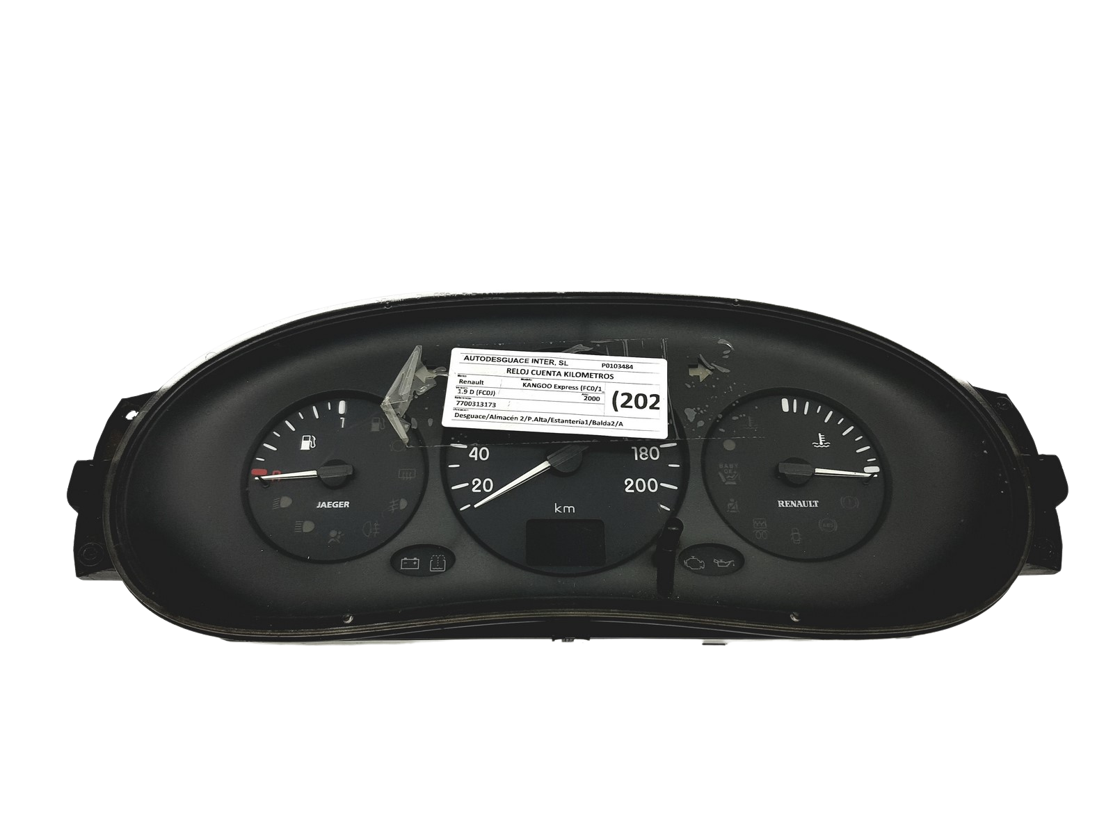 Tachometer Renault Kangoo 1 8200133491 A 52774 main product photo