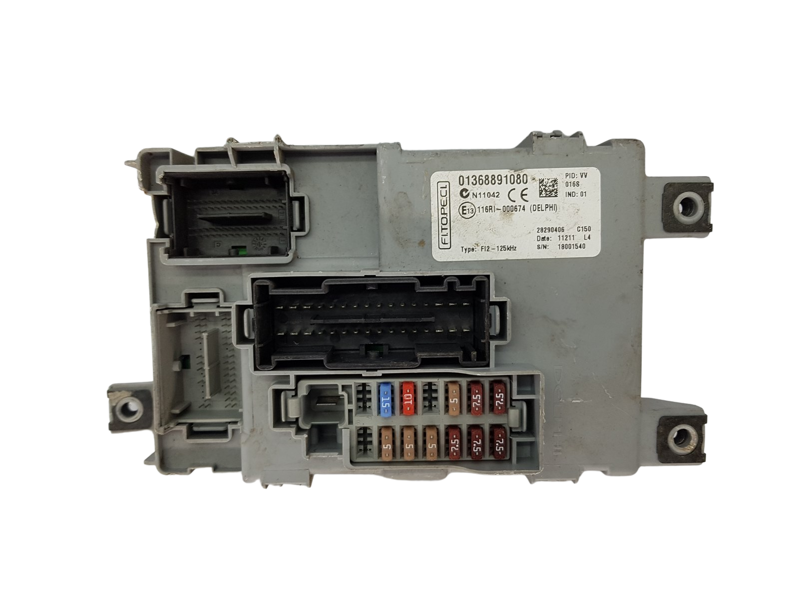 Skrinka poistiek PSA 01368891080 28290406 Delphi main product photo