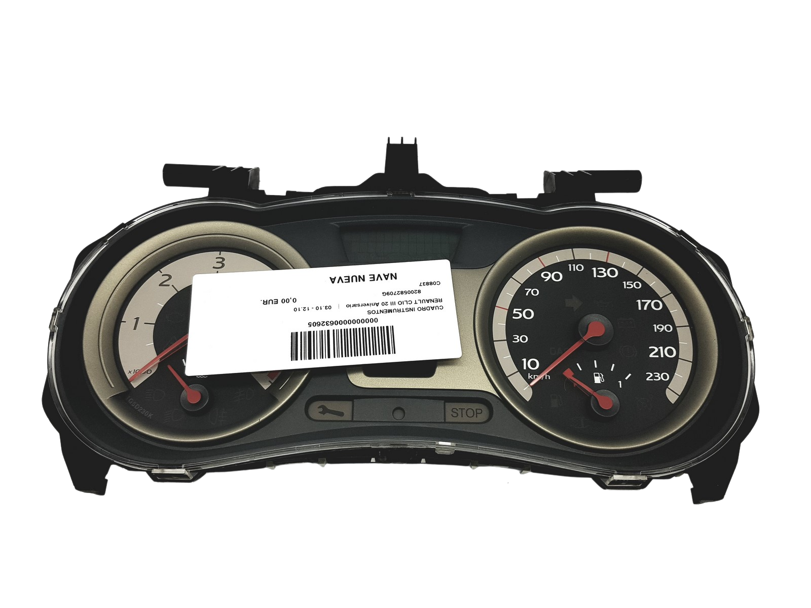 Tachometer Renault Clio 3 8200582709 G 58114 main product photo