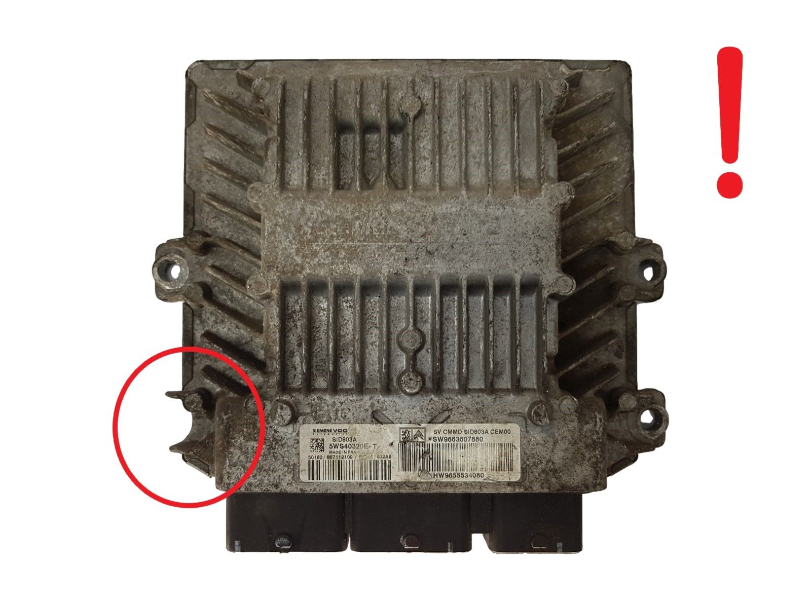 Riadiaca Jednotka 5WS40320E-T 9663607880 9655534080 PSA Siemens 14778 main product photo