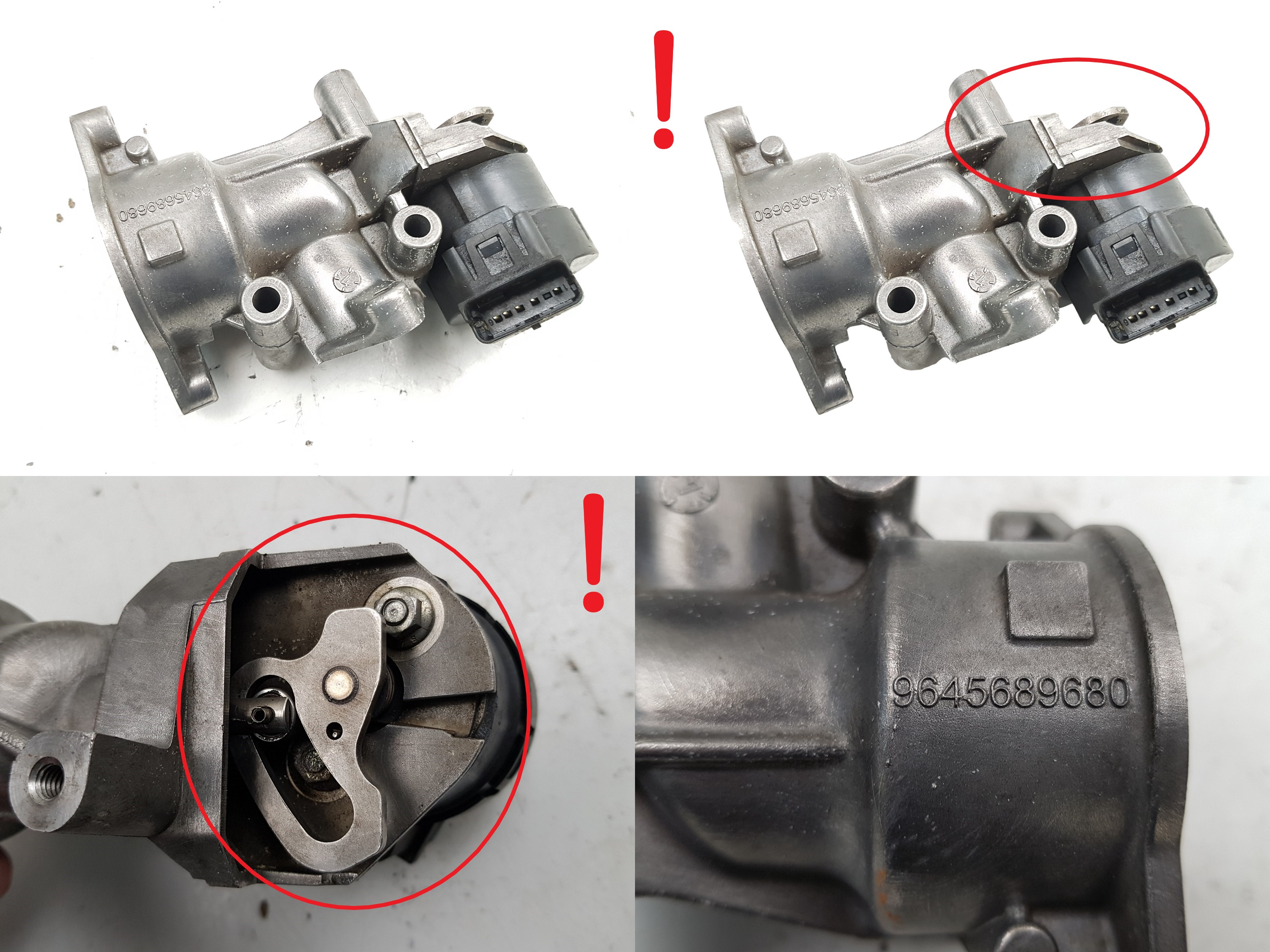 Egr Ventil 9645689680 2.0 HDI 16V Delphi Citroen Peugeot Volvo main product photo