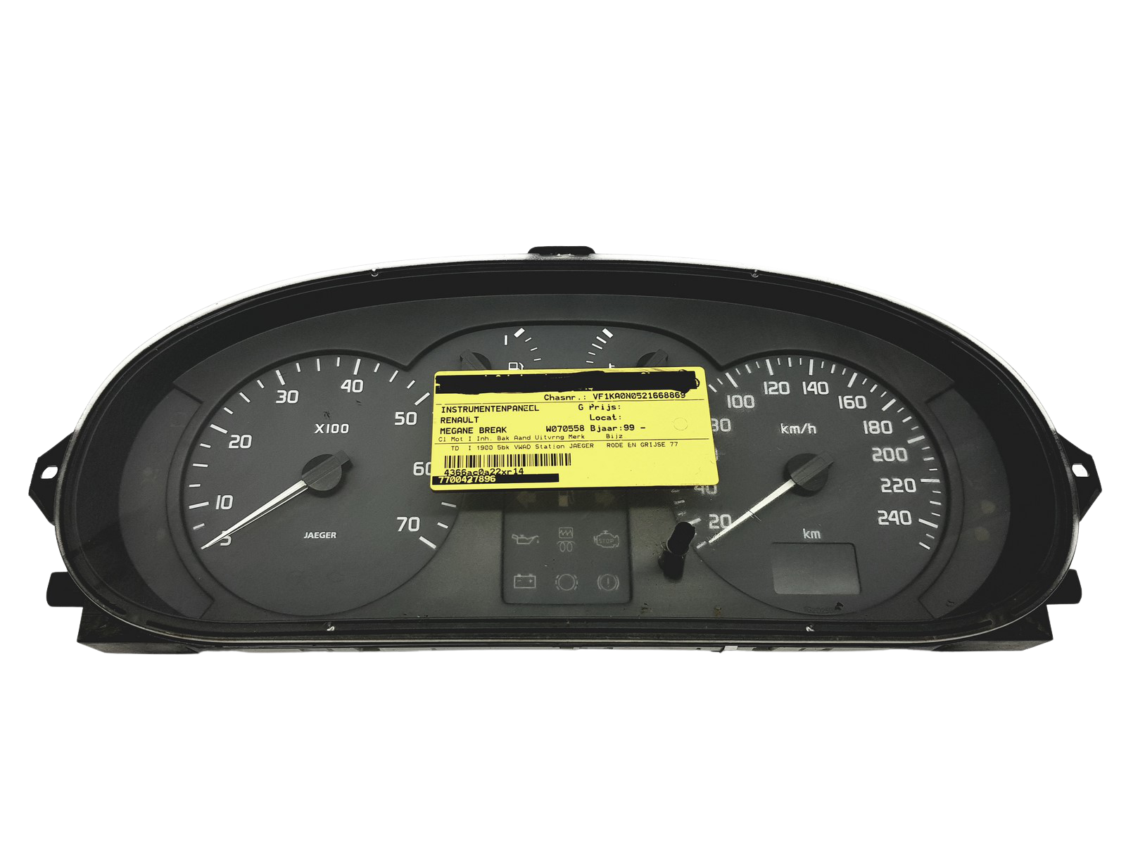 Otáčkomer Renault Scenic 1 Megane 1 7700427896 C 49555 main product photo