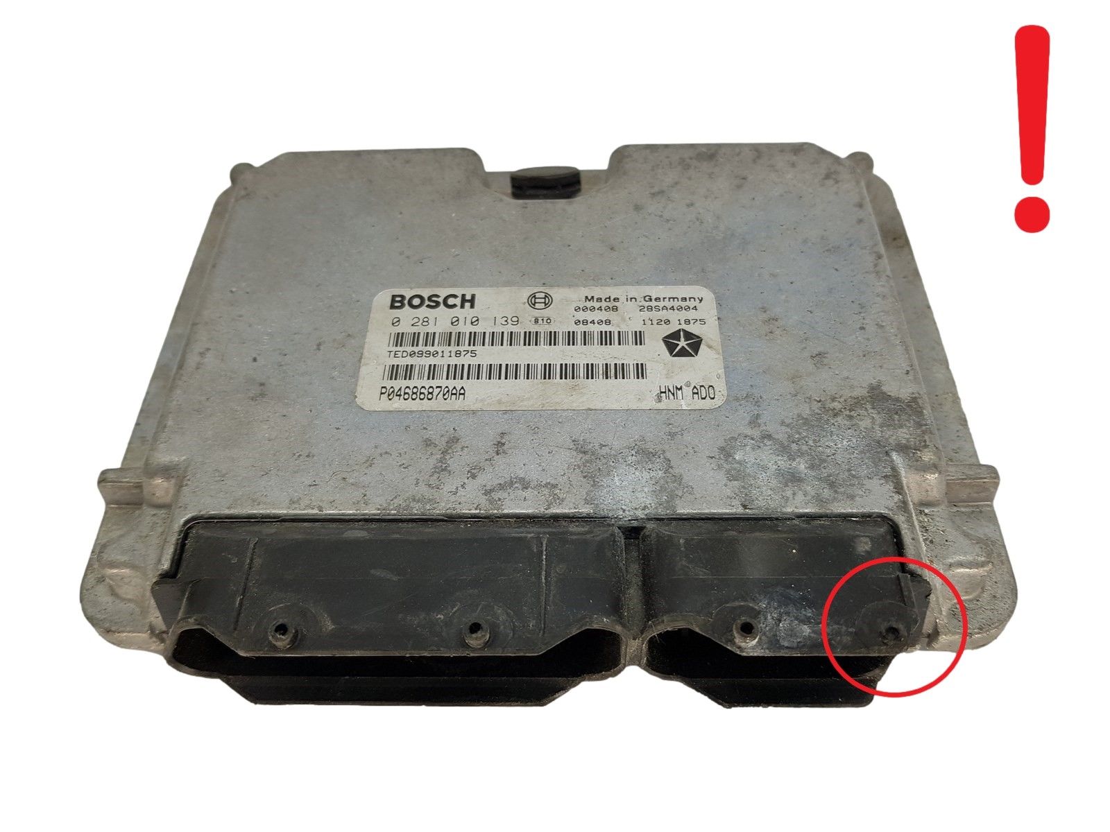 Riadiaca Jednotka P04686870AA 0281010139 Chrysler Bosch 15301 main product photo