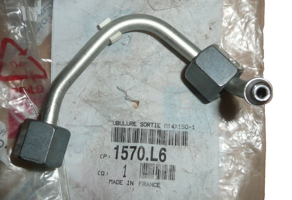 Palivová hadica Nový Originál 1570.L6 1570L6 Citroen Peugeot main product photo