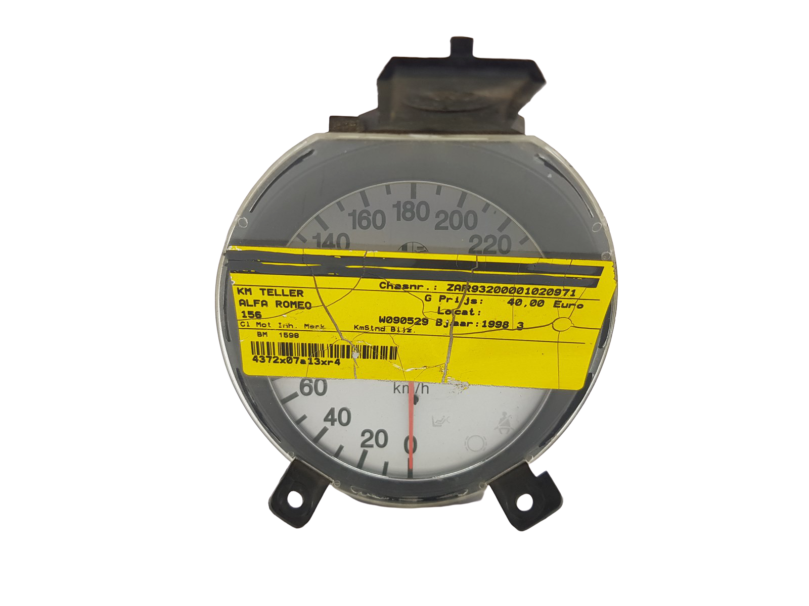 Tachometer Alfa Romeo 156 60653706 6160349908 25728 main product photo