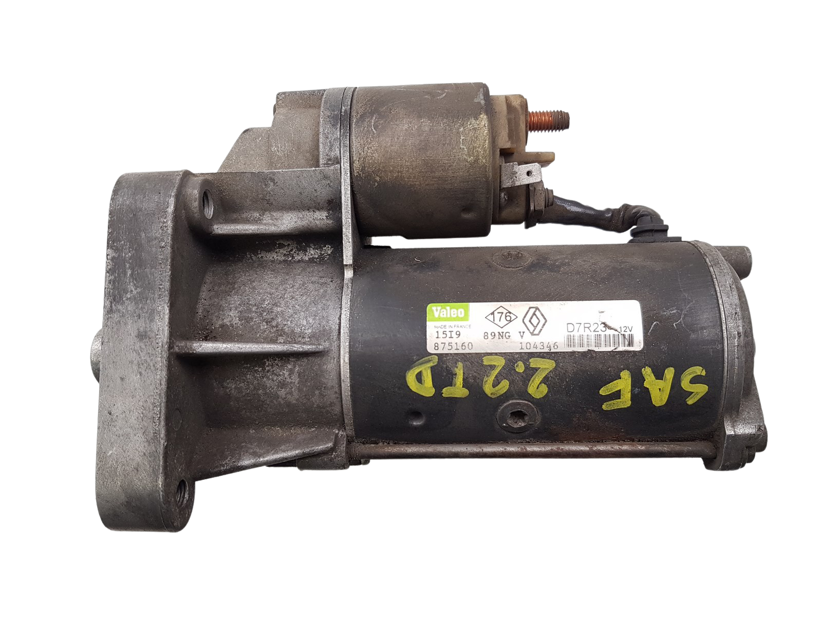 Štartér Motora Renault 7700104346 D7R23 2.2 D Valeo 1251 main product photo