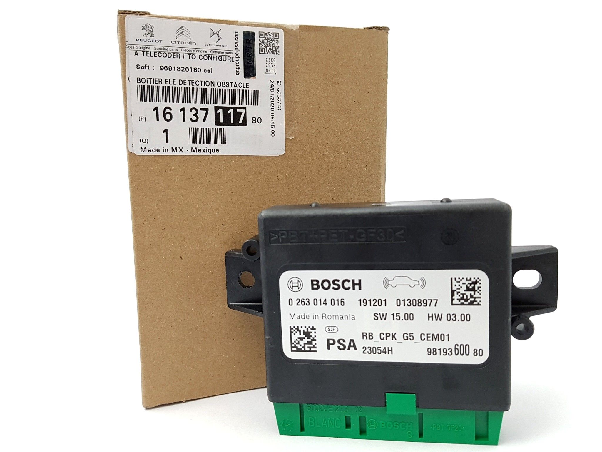 PDC Modul Originál Citroen Peugeot 508 1613711780 main product photo