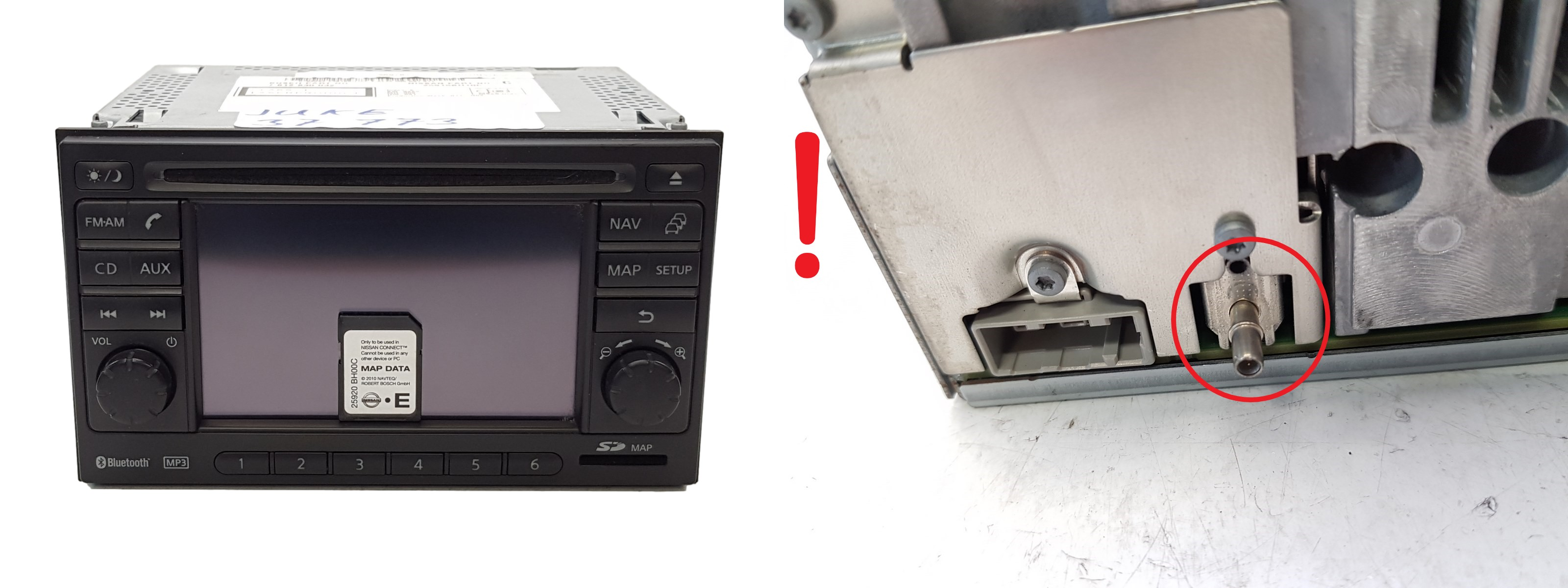 Navigácia Radio Nissan Juke 25915BH10C 25920BH00C main product photo
