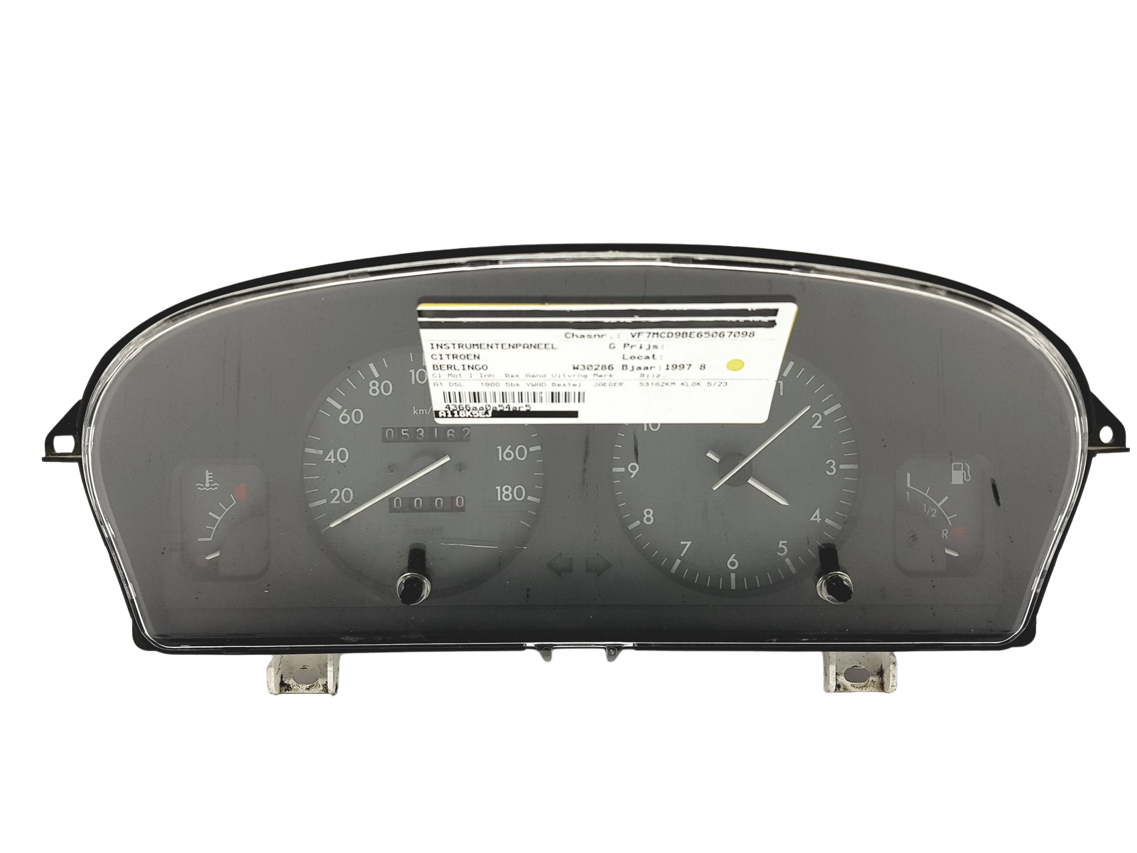 Tachometer Berlingo 1 Partner 1 9621227380 PSA 49690 main product photo