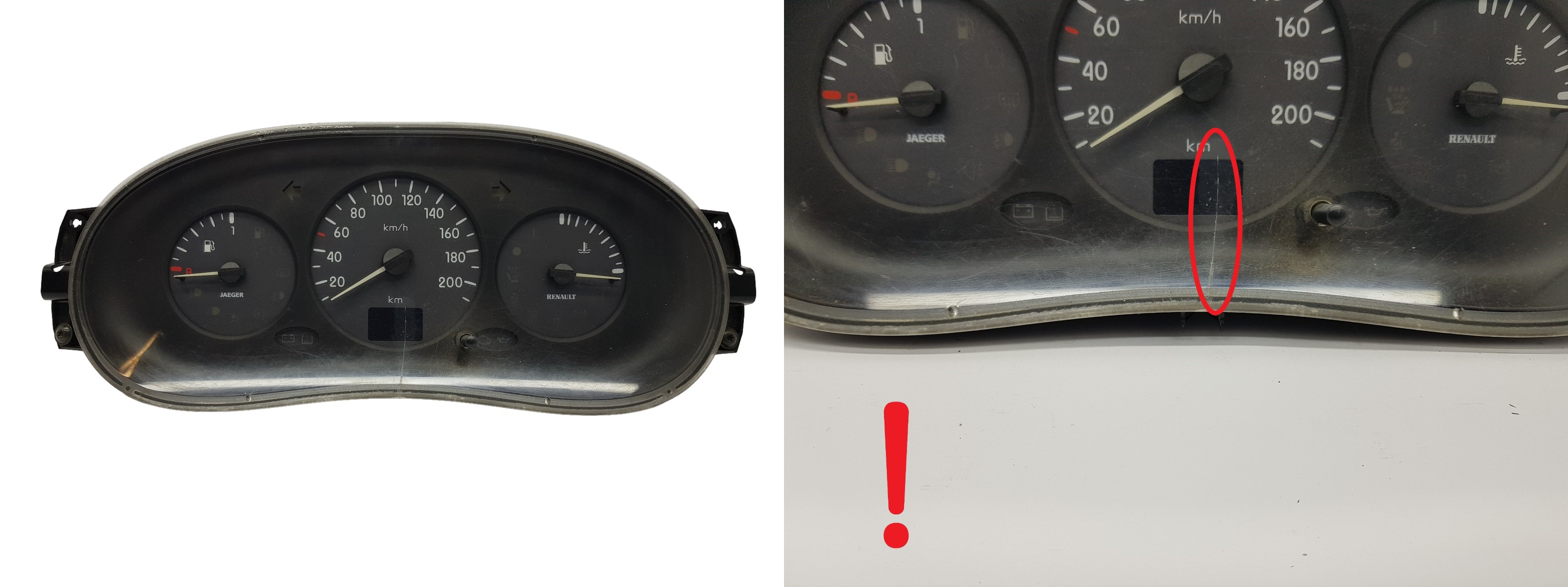Tachometer Renault Kangoo 1 8200133491 A 3694 main product photo