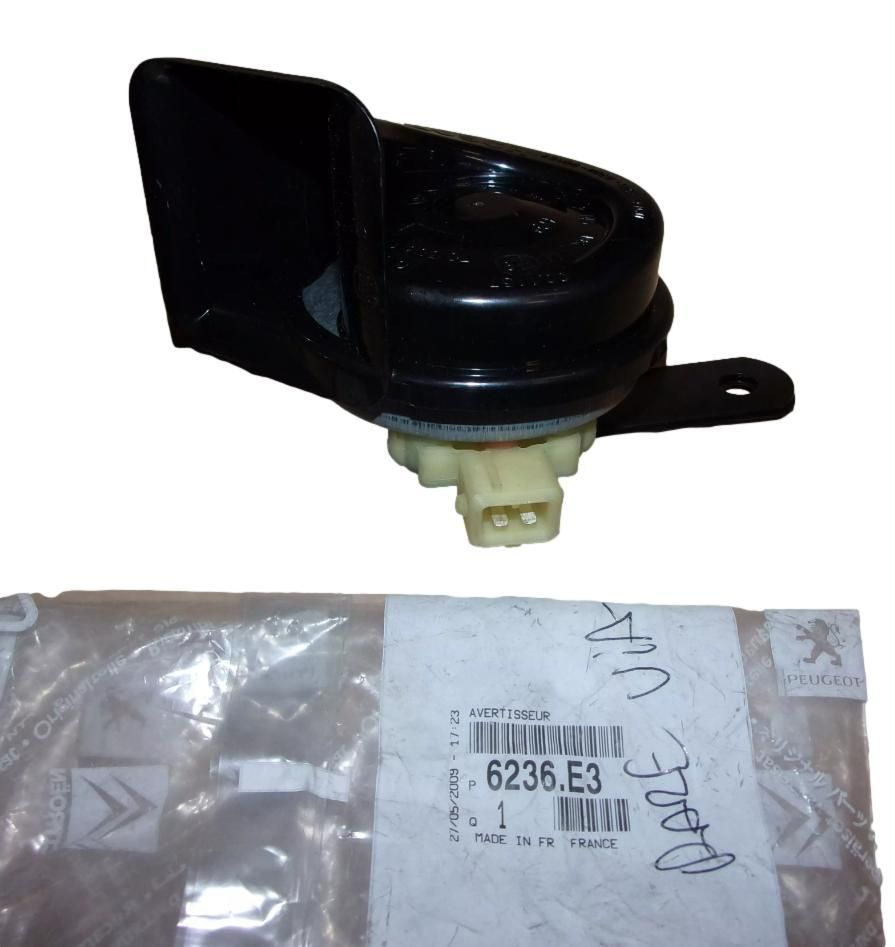 Klaksón Nový Originál 6236E3 6236.E3 Citroen Peugeot main product photo