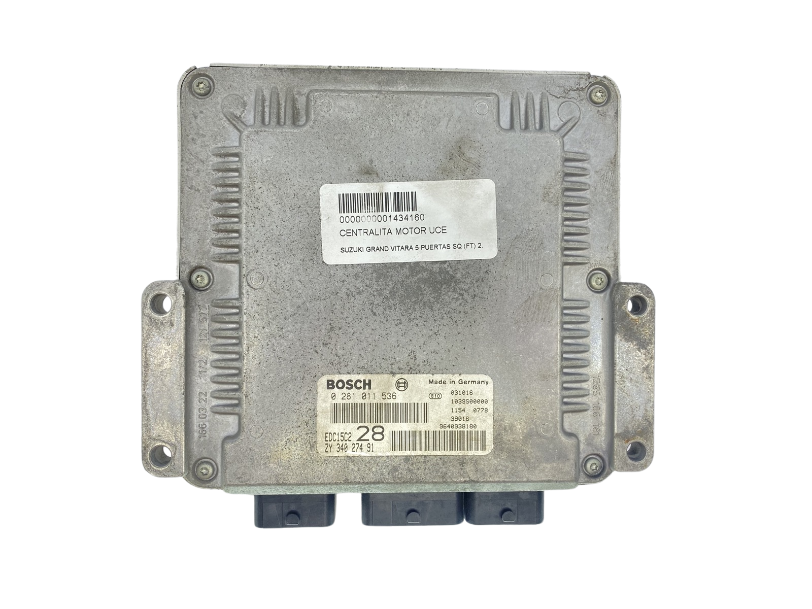 Riadiaca Jednotka 0281011536 ZY 34027491 9640938180 Suzuki Bosch main product photo
