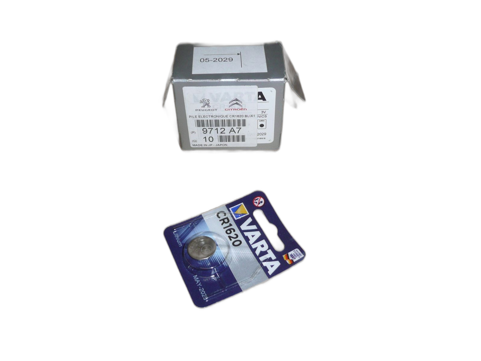 Batéria Nový Originál 9712.A7 9712A7 Citroen Peugeot main product photo